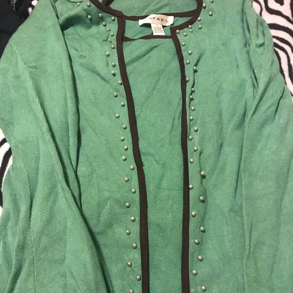 Dressy cardigan set.